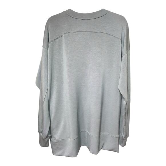 SAGE Collective Womens Long Sleeve Super Soft Tunic w/Pockets Color Teal Sz XS - Picture 2 of 5